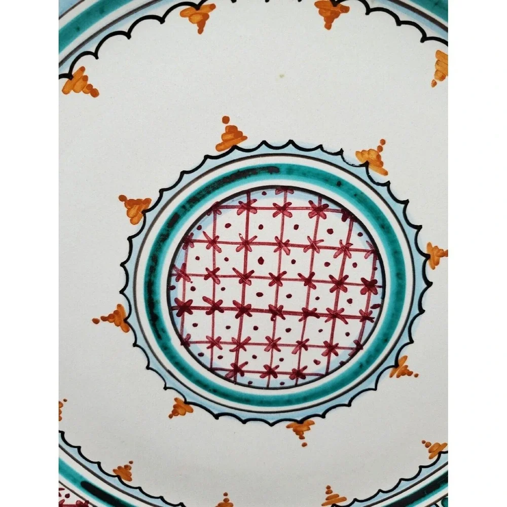 Vintage Handpainted Italian Pottery 12.5